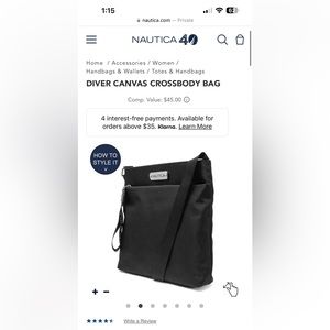 Nautica Crossbody Bag